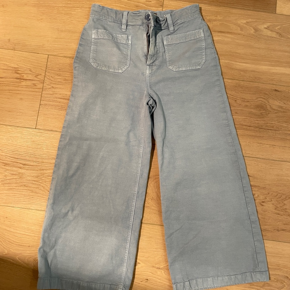 J. Crew Slate Wide Leg Pants